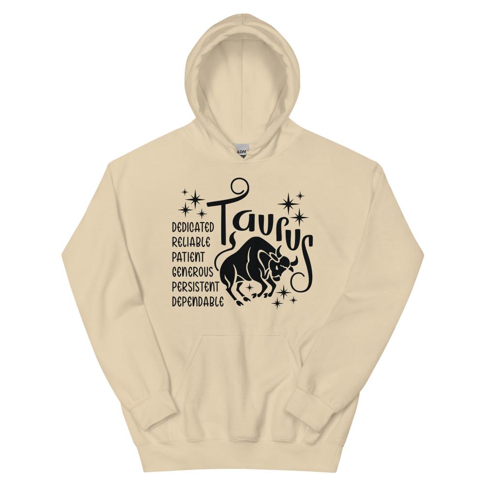 Taurus Zodiac Positive Traits Hoodie - Sand Color - https://ascensionemporium.net